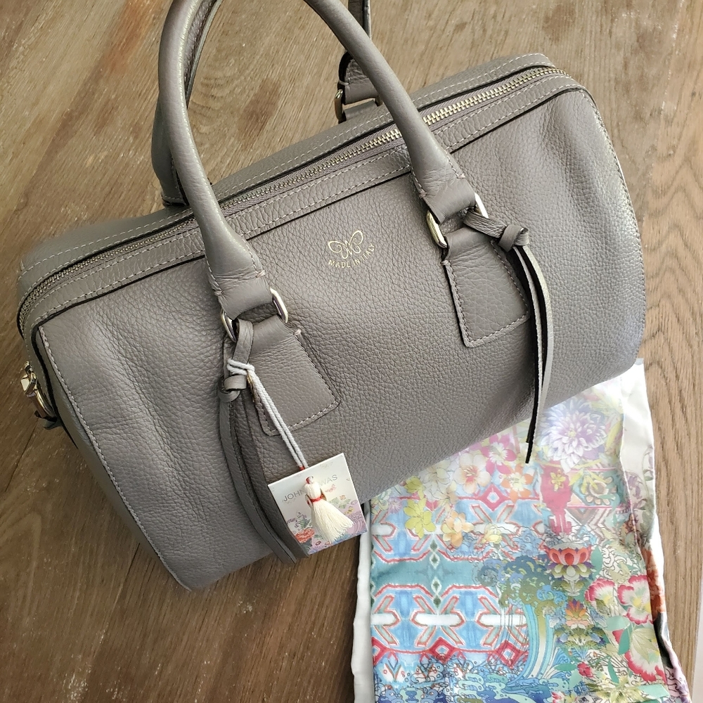 Johnny Was Isabelle Duffle Bag color Smoke